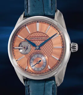 Grönefeld 1941 Remontoire Stainless steel Salmon