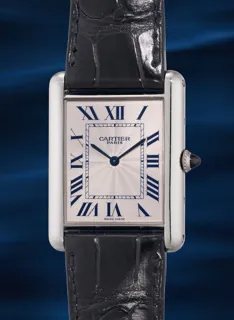 Cartier Tank Louis Cartier 2915 30mm Platinum Blue