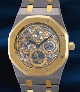 Audemars Piguet Royal Oak Quantieme Perpetuel Automatique 25829TA.OO.0944TA.01 Tantalum and 18k yellow gold Skeletonized