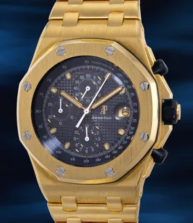 Audemars Piguet Royal Oak Offshore 25721BA.OO.1000BA.02 42mm 18k yellow gold Blue