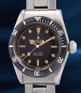 Rolex Submariner 6538 38mm Stainless steel Black