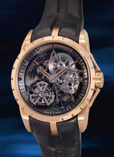 Roger Dubuis Excalibur 42 DBEX0930 42mm 18k rose gold Semi-skeletonized