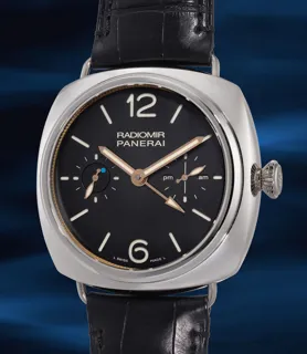 Panerai Radiomir Tourbillon GMT PAM 00316 48mm Platinum Black