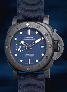 Panerai Submersible PAM 01232 44mm Carbotech Blue