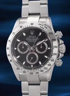 Rolex Daytona 116520 40mm Stainless steel Black