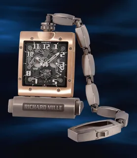 Richard Mille RM 020 RM020 AI RG 52mm Titanium and 18k rose gold Semi-skeletonized