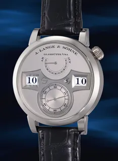 A. Lange & Söhne Zeitwerk 140.025 42mm Platinum Silver