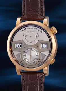 A. Lange & Söhne Zeitwerk 145.032 44.2mm Rose gold Silver