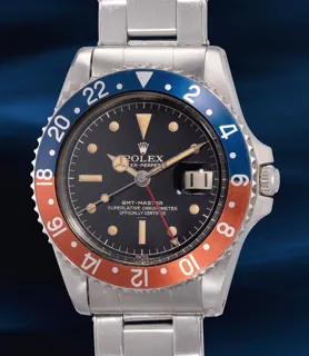 Rolex GMT-Master 1675 40mm Stainless steel Black