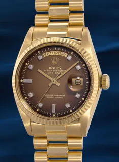 Rolex Day-Date 36 1803 36mm Yellow gold Brown