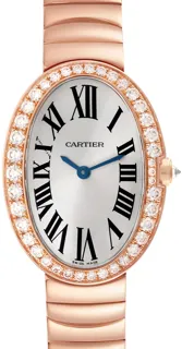 Cartier Baignoire Small Model WB520002 18k rose gold Silver