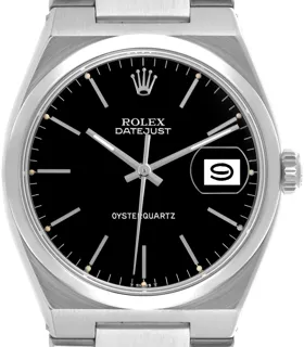 Rolex Datejust Oysterquartz 17000 Stainless steel Black