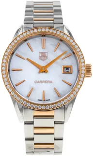 TAG Heuer Carrera WAR1353.BD0779 Stainless steel Mother of Pearl White