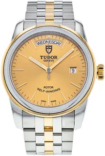 Tudor Glamour Date-Day M56003-0005 Yellow gold and Stainless steel Golden