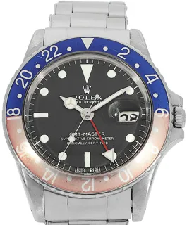 Rolex GMT-Master 1675 Stainless steel Black