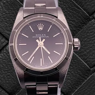 Rolex Oyster Perpetual 76030 Stainless steel Black