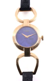 Chopard 25mm Yellow gold Blue