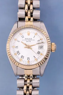 Rolex Datejust 6917 Yellow gold and Stainless steel White