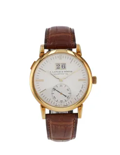 A. Lange & Söhne Langematik 308.021 37mm Yellow gold Silver