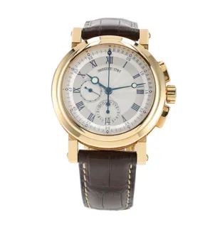 Breguet Marine Flyback 5827 Rose gold Silver