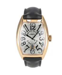 Franck Muller Cintree Curvex 8880 SC DT 39mm Yellow gold Silver