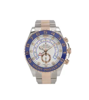 Rolex Yacht-Master II 116681 Rose gold and Stainless steel White