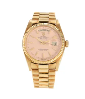 Rolex Day-Date 36 1803 36mm Yellow gold Pink