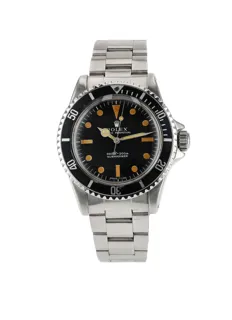 Rolex Submariner 5513 39mm Stainless steel Black