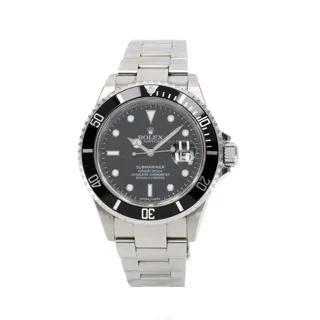 Rolex Submariner 16610 40mm Stainless steel Black