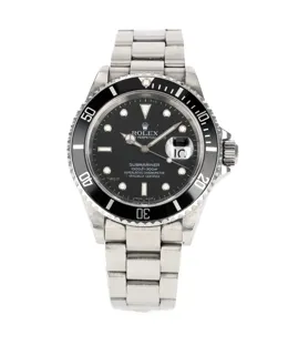 Rolex Submariner 16610 40mm Stainless steel Black