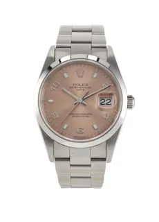 Rolex Oyster Perpetual Date 15200 Stainless steel Pink