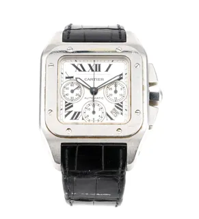 Cartier Santos 2740 Stainless steel White