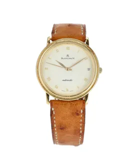 Blancpain Villeret Yellow gold White