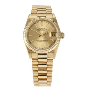 Rolex Datejust 31 68278 Yellow gold Golden