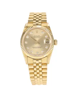 Rolex Datejust 31 68278 Yellow gold Golden