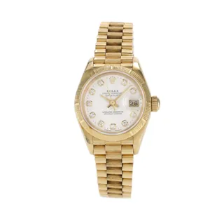 Rolex Lady-Datejust 69278 Yellow gold White