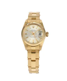 Rolex Datejust 6917 Yellow gold Silver