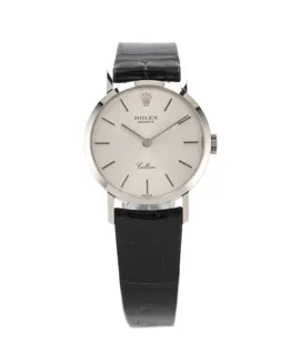 Rolex Cellini 4109 White gold Silver