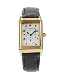 Jaeger-LeCoultre Reverso Duetto 256.1.75 23mm Yellow gold White