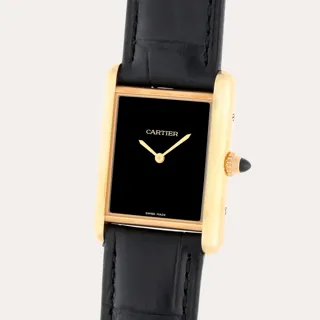 Cartier Tank Louis WGTA0091 Yellow gold Black