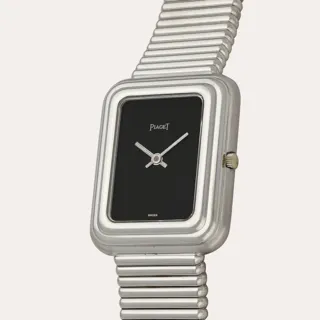 Piaget Beta 21 14101 C10 18k white gold Black