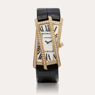 Cartier Tank Crash 2899 18k rose gold Silver