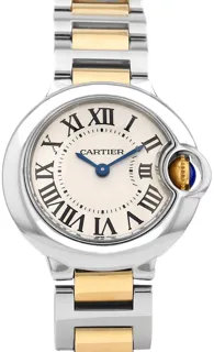 Cartier Ballon Bleu de Cartier 3009 Yellow gold and Stainless steel Silver