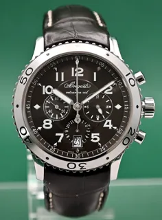 Breguet Transatlantique 3810ST 42mm Stainless steel Black