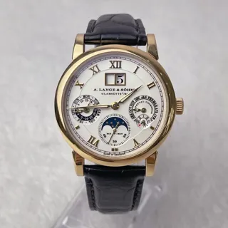 A. Lange & Söhne Langematik 310.032 38.5mm Rose gold Silver