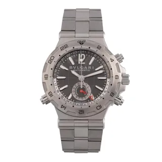 Bulgari Diagono GMT DP 42 S GMT Stainless steel