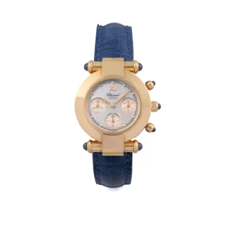 Chopard Imperiale 4143 32mm 18k yellow gold White