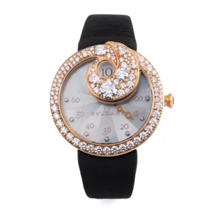 Bulgari Berries Jumping Hours Retrograde Minutes BE P 40 G R 18k rose gold