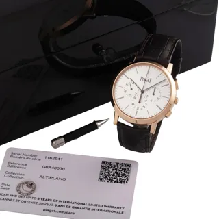 Piaget Altiplano Flyback Dual Time GOA40030 18k rose gold