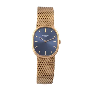 Patek Philippe Ellipse 3546 18k yellow gold Blue